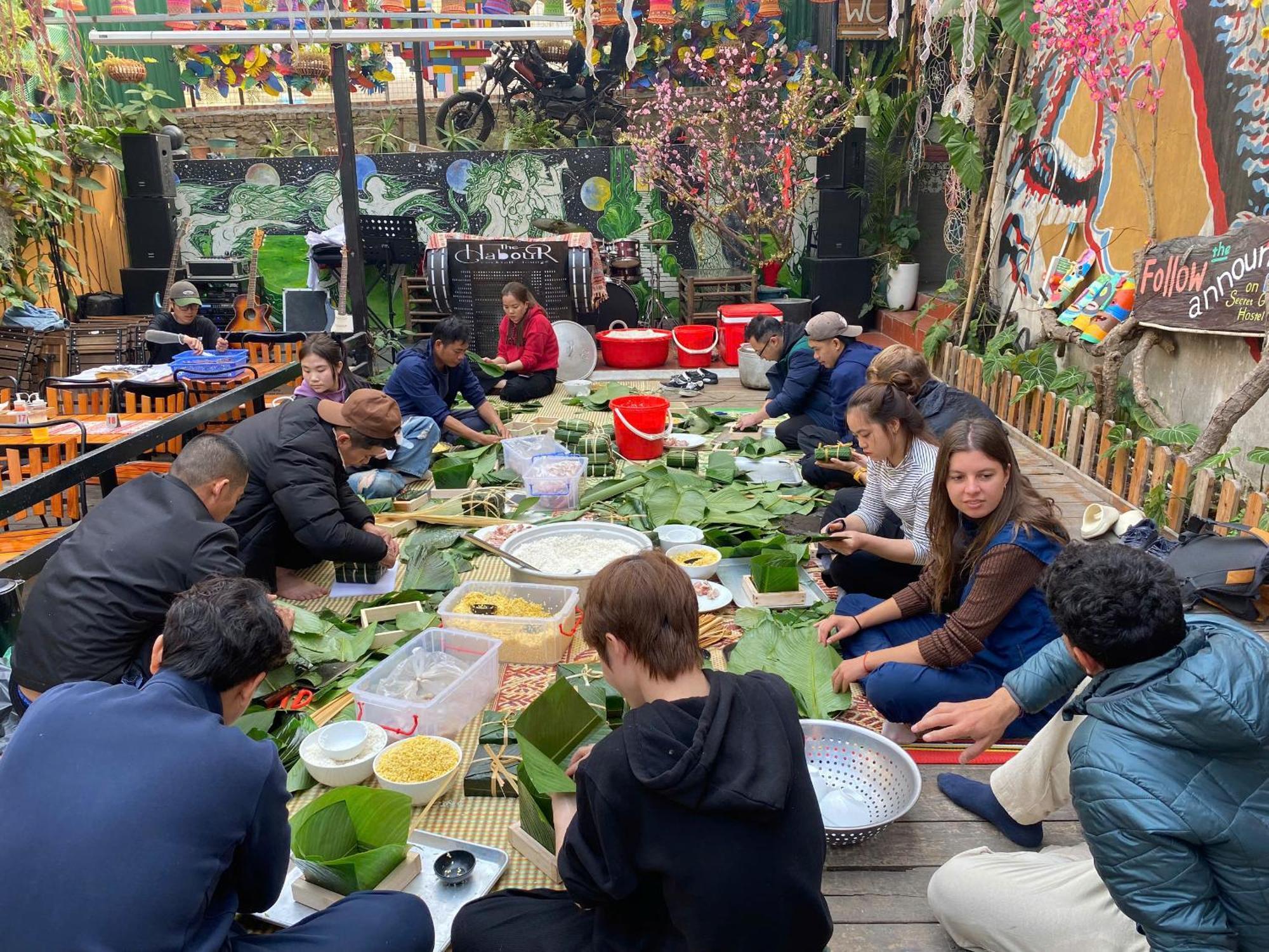 Hostel Secret Garden Cat Ba Dong Khe Sau Zewnętrze zdjęcie