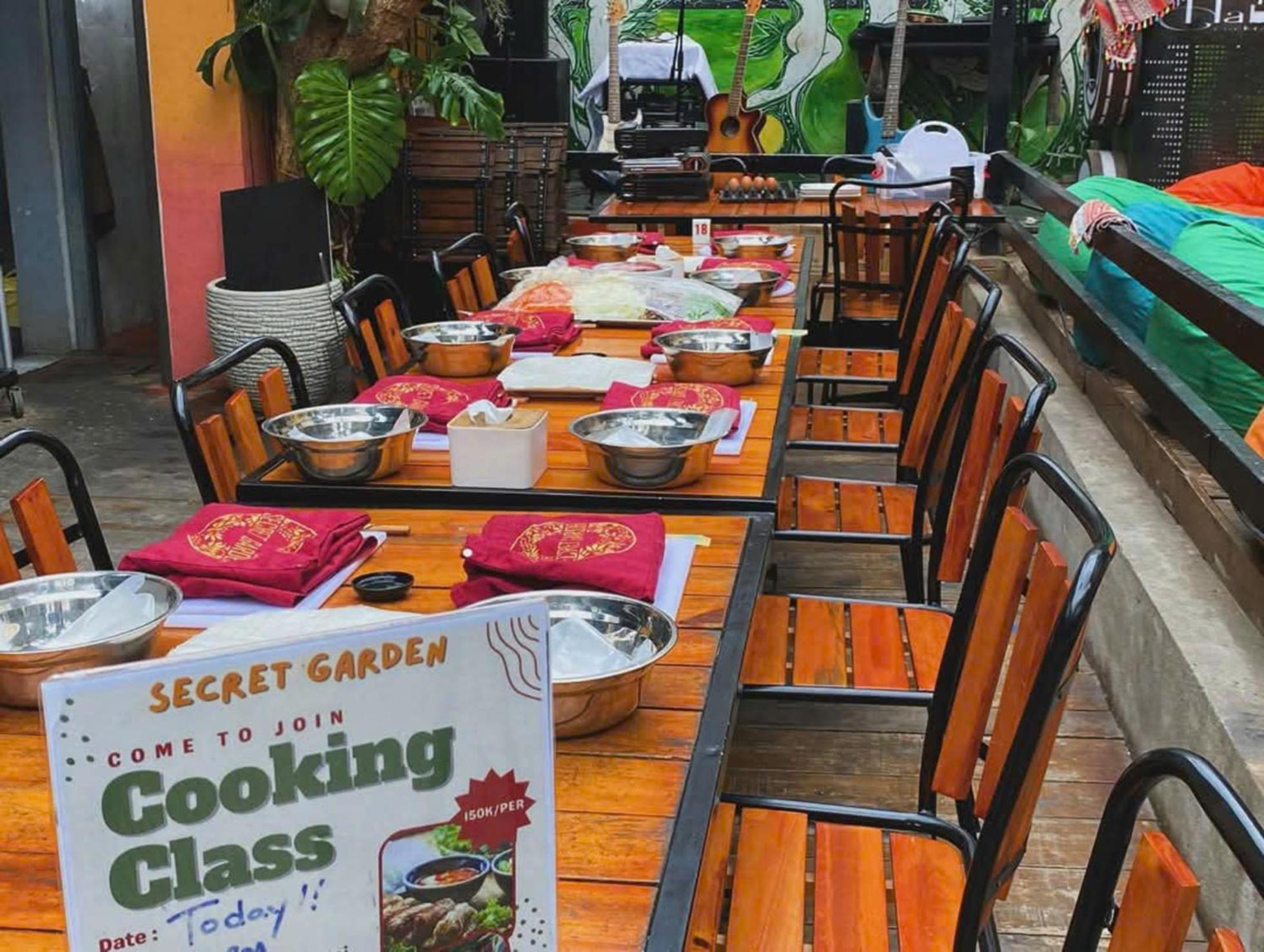 Hostel Secret Garden Cat Ba Dong Khe Sau Zewnętrze zdjęcie
